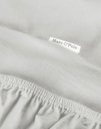 Marc O'Polo Hoeslaken Premium Organic Jersey Lichtgrijs