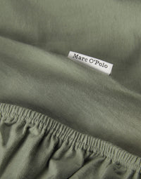 Marc O'Polo Hoeslaken Premium Organic Jersey Lichtgroen