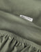 Marc O'Polo Hoeslaken Premium Organic Jersey Lichtgroen