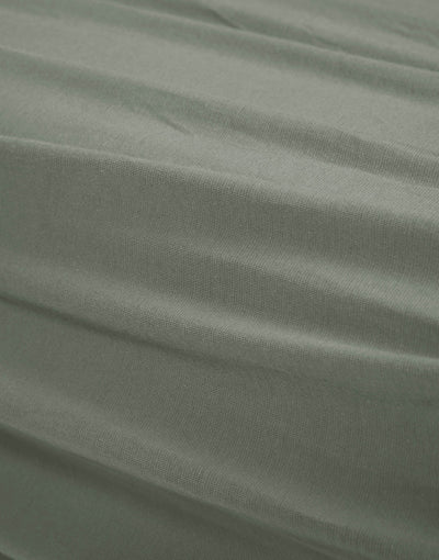 Marc O'Polo Hoeslaken Premium Organic Jersey Lichtgroen