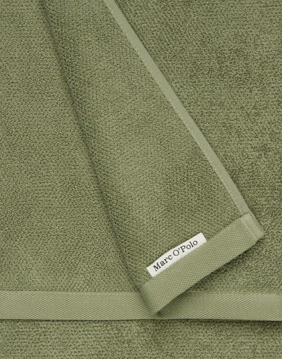 Marc O'Polo Handdoek Timeless Mosgroen