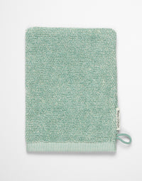 Marc O'Polo Washandje Timeless melange Aquamarine