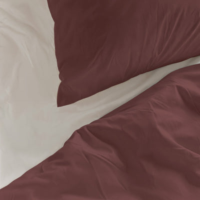 Byrklund Dekbedovertrek Quiet Cozy Aubergine