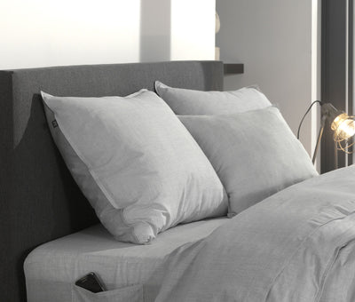 Zo!Home Kussensloop Lino Dove-Grey