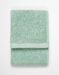 Marc O'Polo Gastendoekje Timeless melange Aquamarine