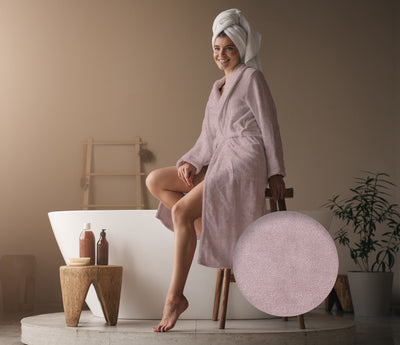 Heckett & Lane Badjas Prestige Shady-Pink