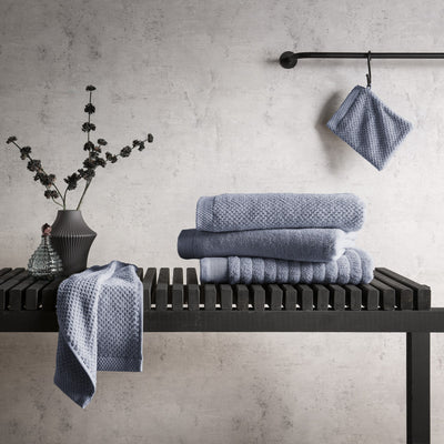 Heckett & Lane Washandje Prestige Insignia-Blue