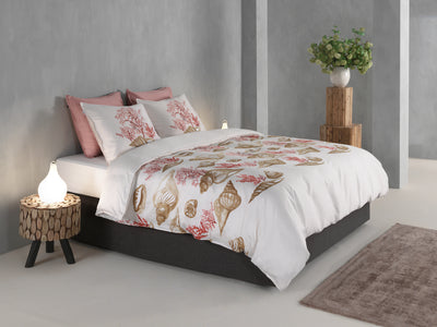 Zohome Dekbedovertrek Guscio Beige