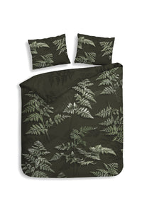 Heckett & Lane Dekbedovertrek Rua Forest-Green