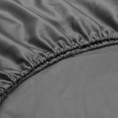 Zo!Home Hoeslaken Satinado Classic-Anthracite