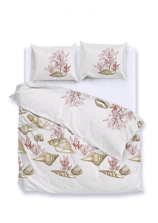 Zohome Dekbedovertrek Guscio Beige
