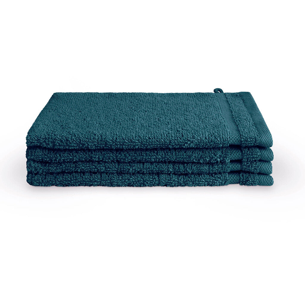Byrklund Washandje Bath Basics Dark Blue Set van 4