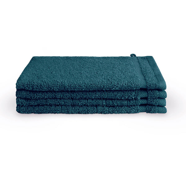 Byrklund Washandje Bath Basics Dark Blue Set van 4