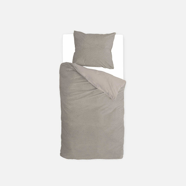 Byrklund Dekbedovertrek Favorite Fuzzle Taupe
