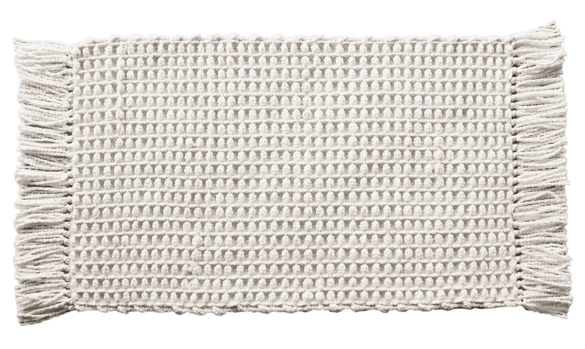 Heckett & Lane Badmat Madras Off-white