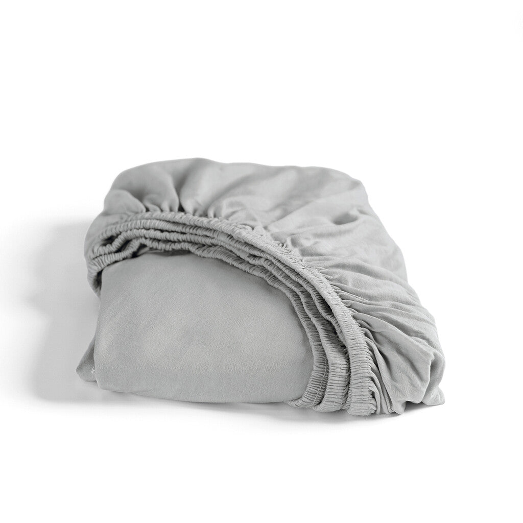 Cinderella Hoeslaken Double Jersey matrashoogte 35 cm Light Grey