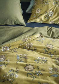 At Home Dekbedovertrek Bygone Olive Green
