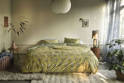 At Home Dekbedovertrek Bygone Olive Green