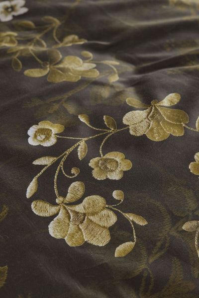 BeddingHouse Dekbedovertrek Darcy Olive Green