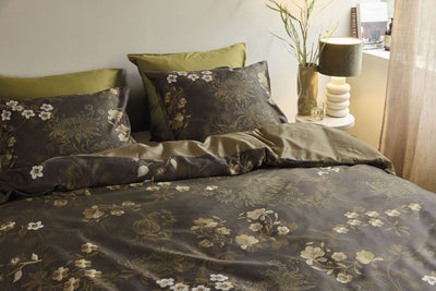 BeddingHouse Dekbedovertrek Darcy Olive Green