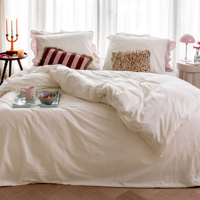Dindi Home Dekbedovertrek Forever Colours Off White