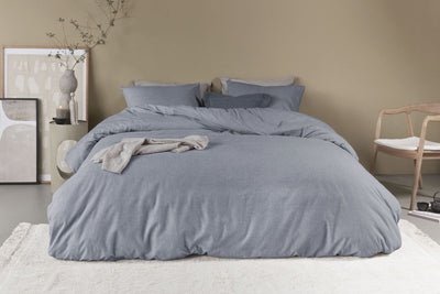 BeddingHouse Dekbedovertrek frost Blue Grey