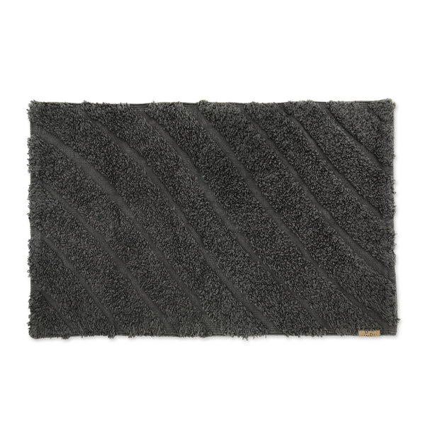 Dindi Home Badmat Pure & Pretty Off Black