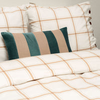 Walra Dekbedovertrek Comfort Checks Off White