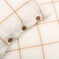 Walra Dekbedovertrek Comfort Checks Off White