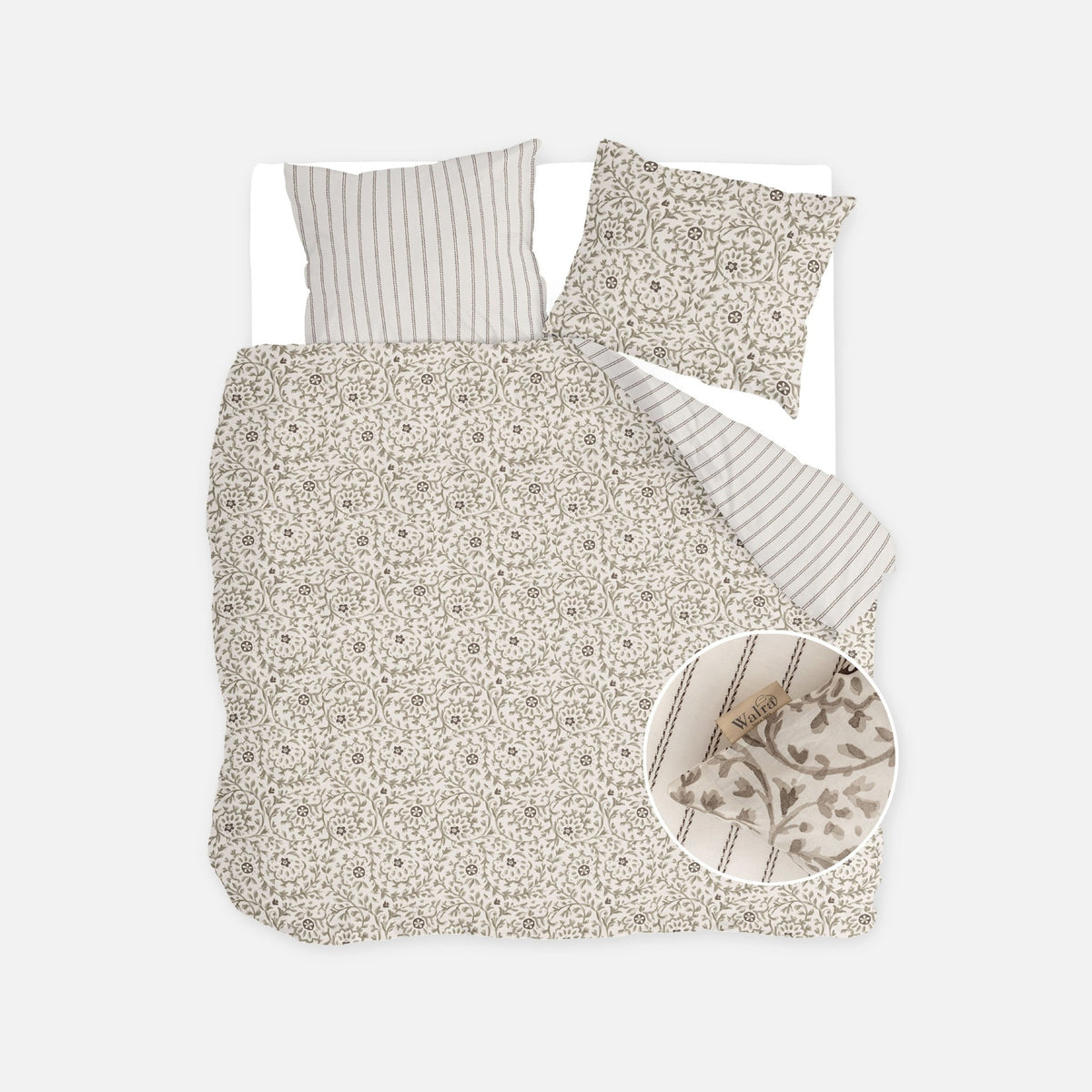 Walra Dekbedovertrek Brush & Bloom Zand