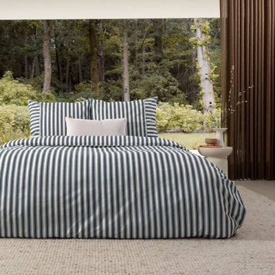Walra Dekbedovertrek Refined Lines Blauw