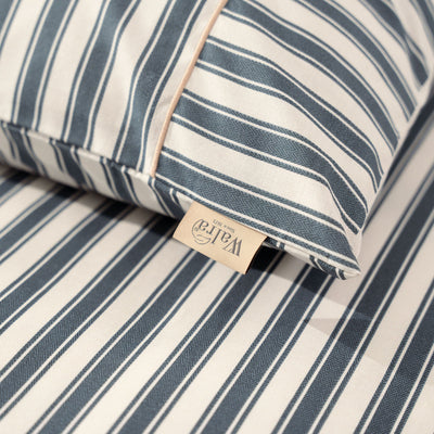 Walra Dekbedovertrek Refined Lines Blauw