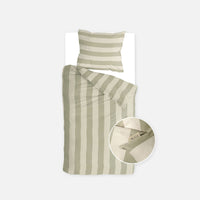 Walra Dekbedovertrek Straight Lines Groen