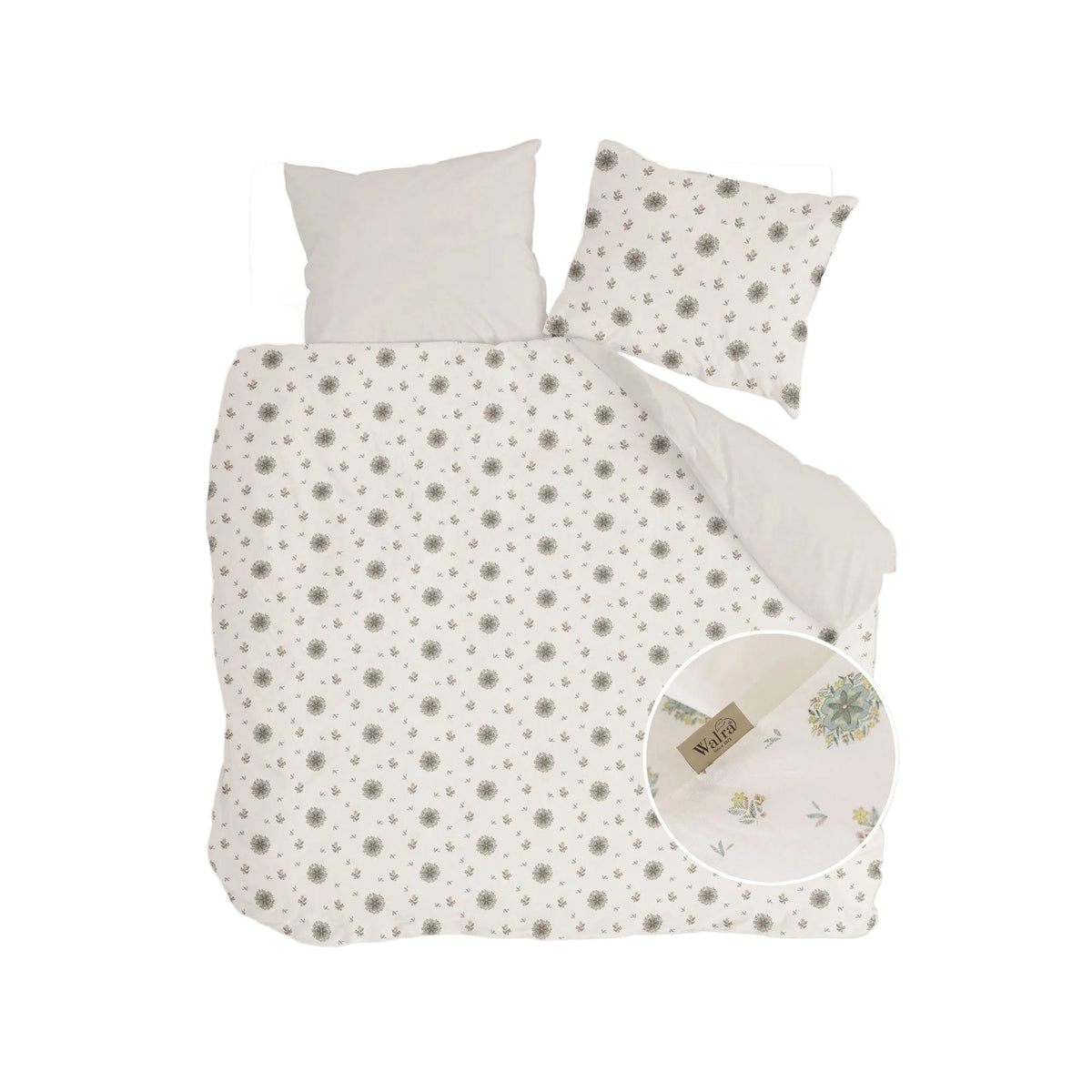 Walra Dekbedovertrek Vintage Floral Zand