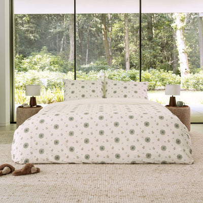 Walra Dekbedovertrek Vintage Floral Zand