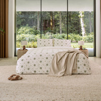 Walra Dekbedovertrek Vintage Floral Zand
