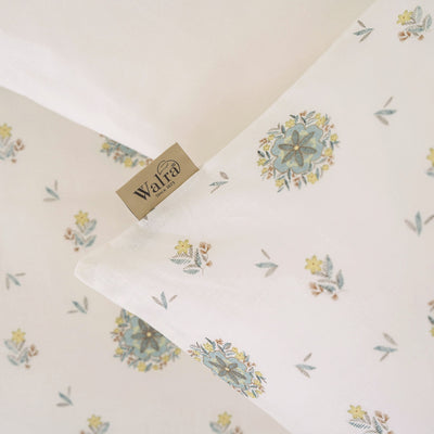Walra Dekbedovertrek Vintage Floral Zand