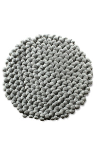 Heckett & Lane Badmat Lusso Rond Ash-Grey