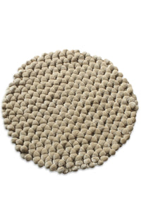 Heckett & Lane Badmat Lusso Rond Forest-Sand