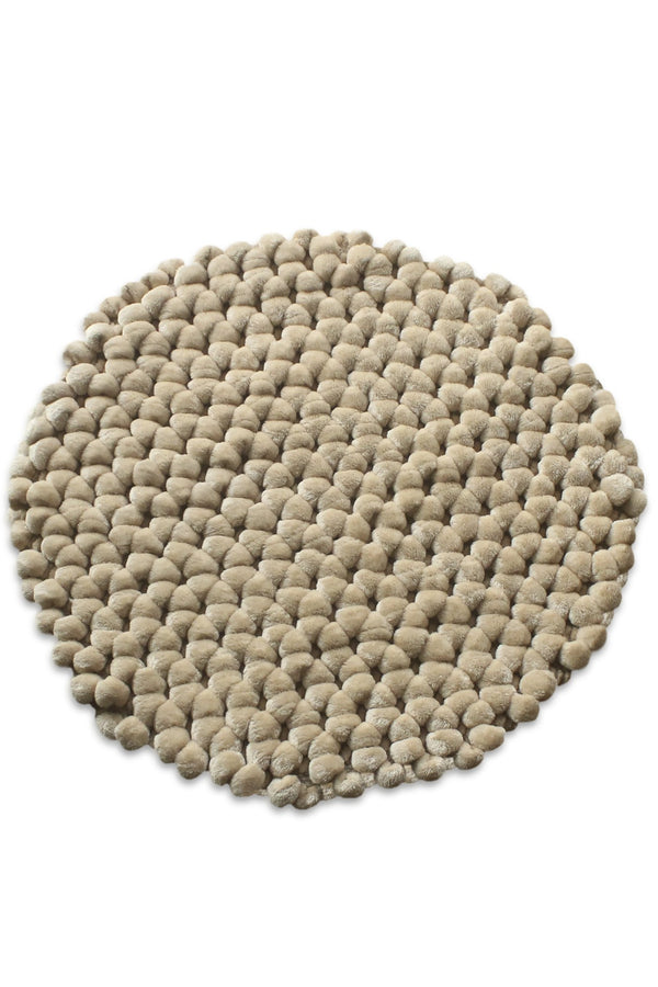 Heckett & Lane Badmat Lusso Rond Forest-Sand