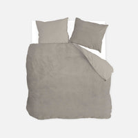 Byrklund Dekbedovertrek Favorite Fuzzle Taupe