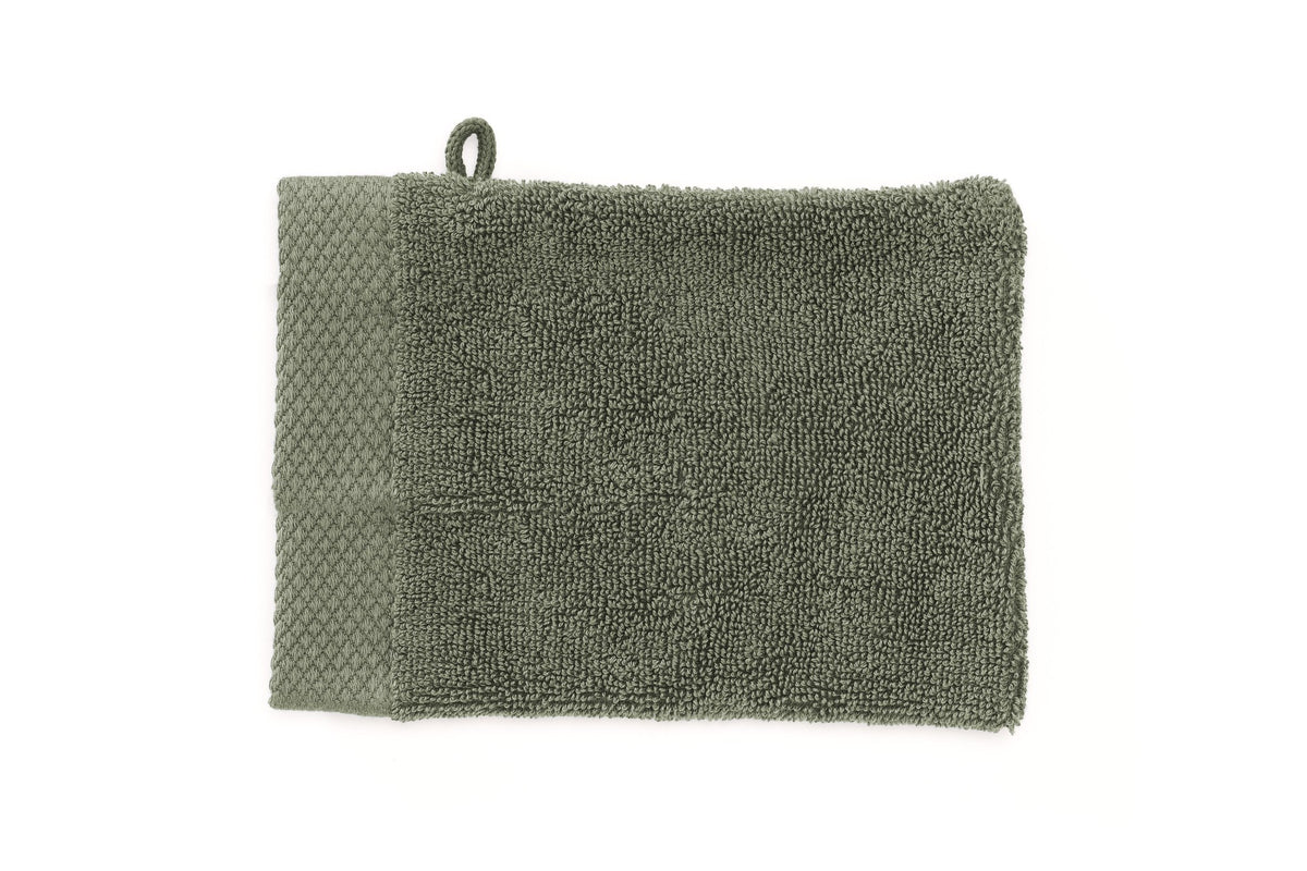 Heckett & Lane Washandje Premium Army-Green