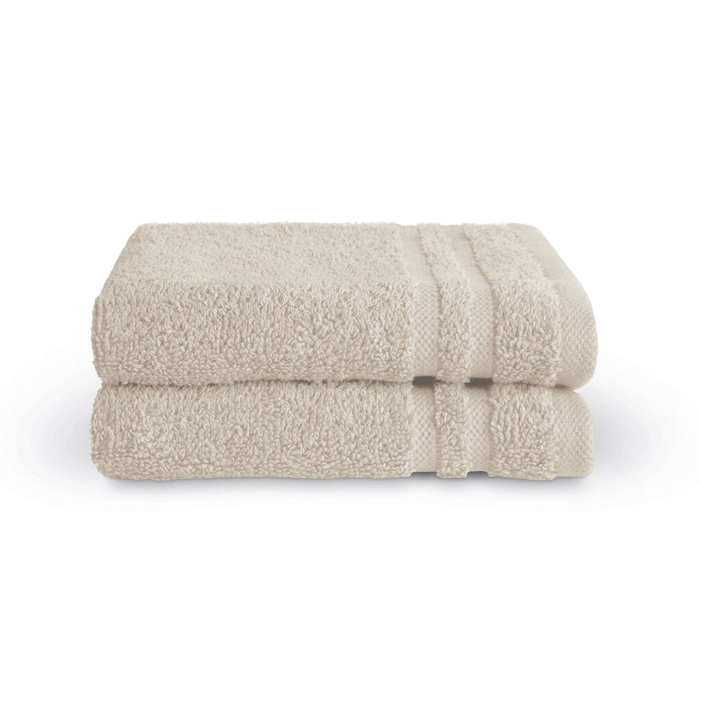 Byrklund Gastendoekje Bath Basics Beige Set van 2