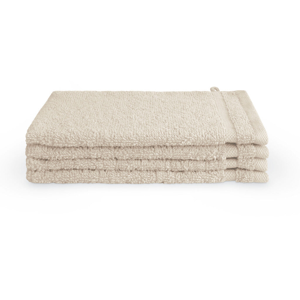 Byrklund Washandje Bath Basics Beige Set van 4