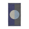Seahorse Strandlaken Colorblock Circle - 100x180 cm - Blauw