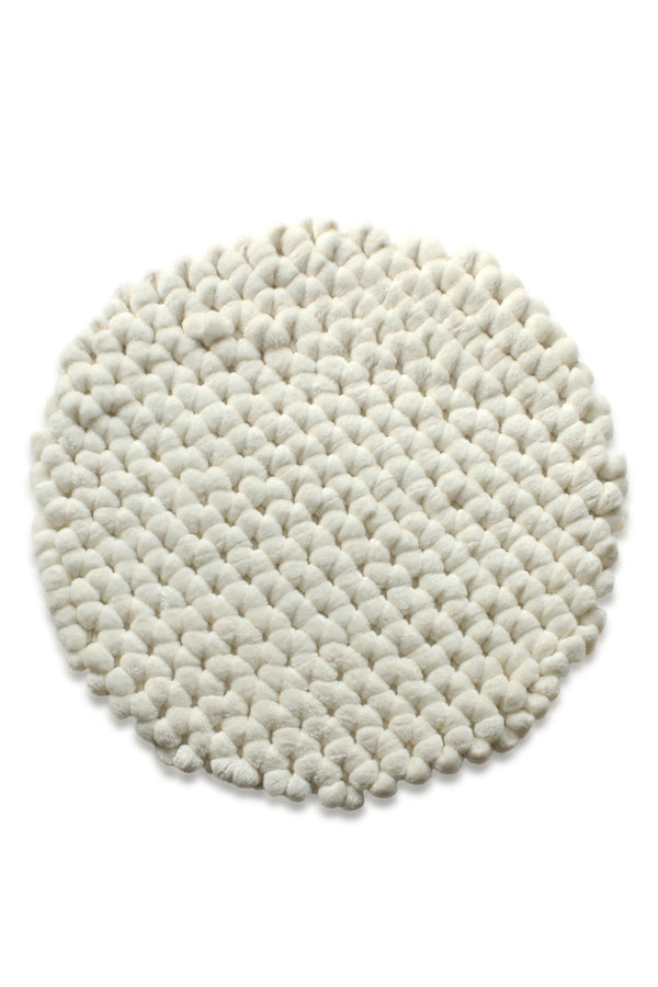 Heckett & Lane Badmat Lusso Rond Off-white