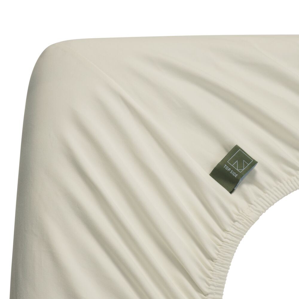 BeddingHouse Topper hoeslaken Jersey Super Stretch Gebroken wit