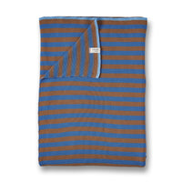 Pip Studio Plaid bonsoir stripe throw Blue 130x170 cm