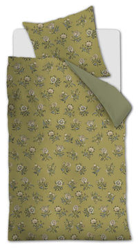 At Home Dekbedovertrek Bygone Olive Green