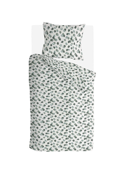 Byrklund Dekbedovertrek Spotty Animal Green